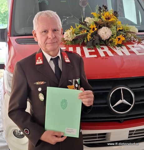 40 Jährige  Feuerwehrmitgliedschaft