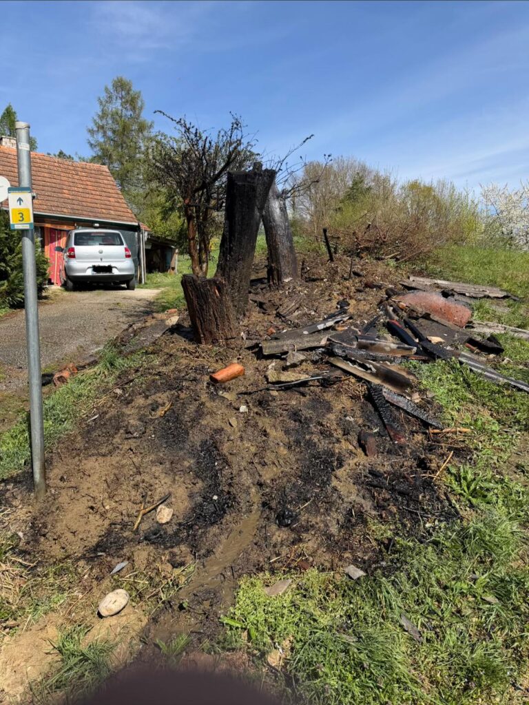 Brandeinsatz in Stein